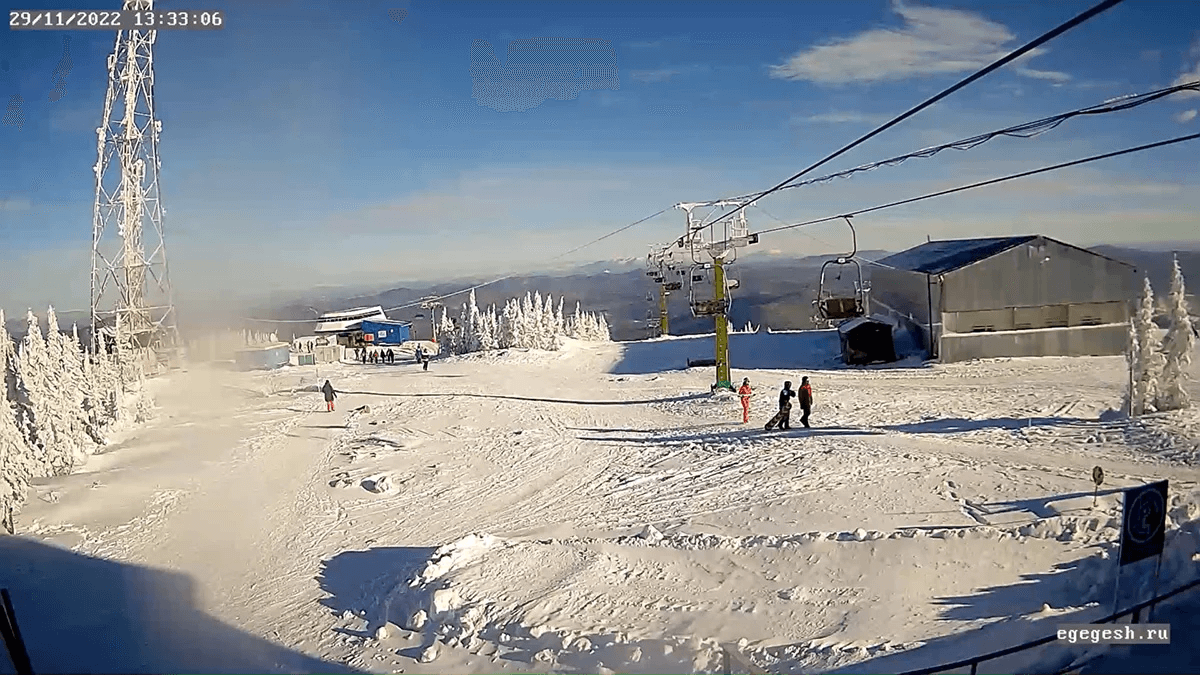 Фристайл. Верхняя станция