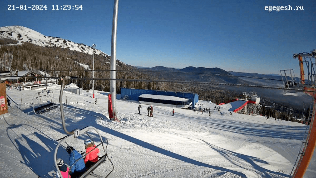 Каскад. Мустаг нижняя станция