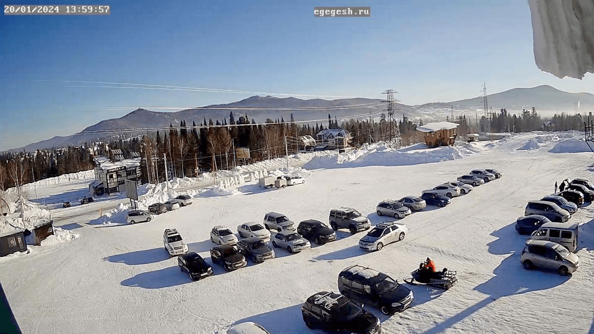 Малка. SkyWay. Парковка