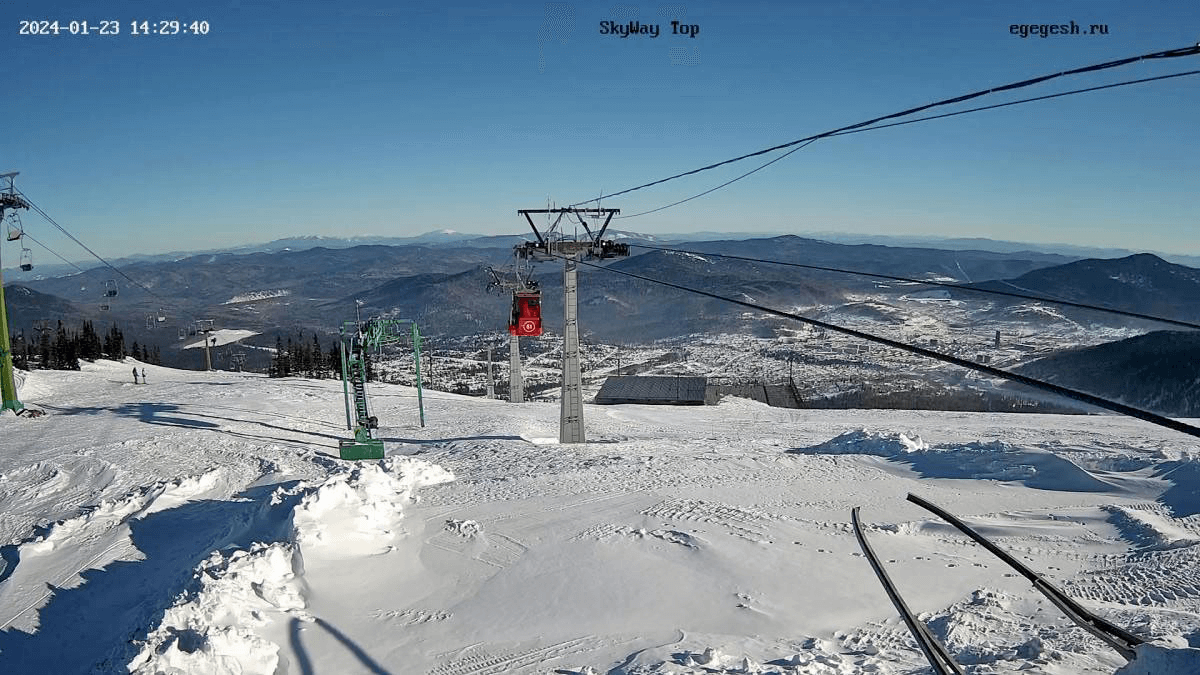 Малка. SkyWay. Верхняя станция
